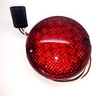 Plug & Play Red Stop Tail Light SVX 95mm NAS Large To Fit Land Rover Defender
