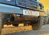 Matt Black Steering Sump Guard UNION JACK fits Land Rover Defender 90 110 130