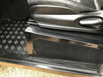 Steel Seat Box Corner Carpet Mat Protector Fit Land Rover Defender - Gloss Black