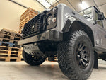 Aluminium Matt Black NINETY Sump Steering Guard fits Land Rover Defender 90 110