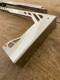 Stainless Seat Box Corner Carpet Protector Long fits Land Rover Defender 90 110