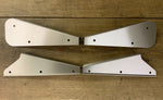 Front & Rear Stainless Mud Flap Brackets To Fit Land Rover 90
