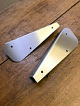 *Stainless Steel* Rear Mud Flap  Pair Brackets To Fit Land Rover Defender 90
