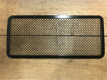 Black Woven Mesh Grille Stainless Steel Diamond Fits Land Rover Defender Front