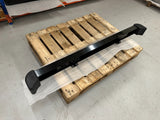 *Stainless Steel* Front Bumper Gloss Black INC End Caps Fit Land Rover Defender