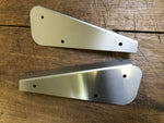 *Stainless Steel* Rear Mud Flap  Pair Brackets To Fit Land Rover Defender 90