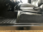 Steel Seat Box Corner Carpet Mat Protector Fits Land Rover 90 110 - Gloss Black