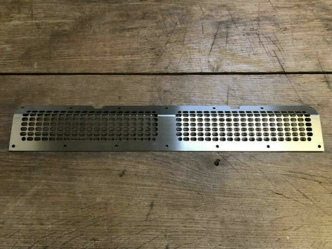Stainless Steel Lower Front Grille To Fit Land Rover Defender - Air Con Panel