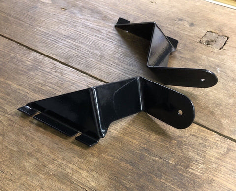 Black Light Bar Brackets Galv 52'' Curved Led To Fit Land Rover Discovery 1 & 2