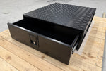 Black Drawer Pull Out Safe Fit Land Rover Defender 90 110 Utility Rear Load Area