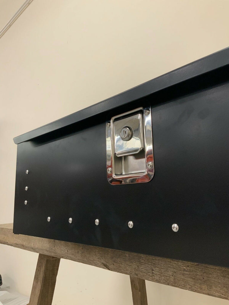 Rear Black Pull Out Drawer Safe Fit Land Rover Defender 90 110 Utility ...