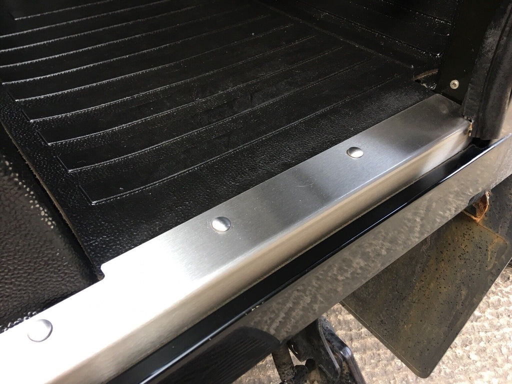 Stainless FRONT door carpet retainer trims To Fit Land Rover Defender ...