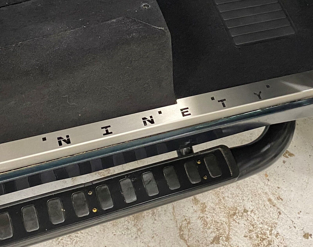 FRONT Ninety door carpet retainer trims Fit Land Rover Defender 90 Sil ...