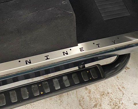 FRONT Ninety door carpet retainer trims Fit Land Rover Defender 90 Sills