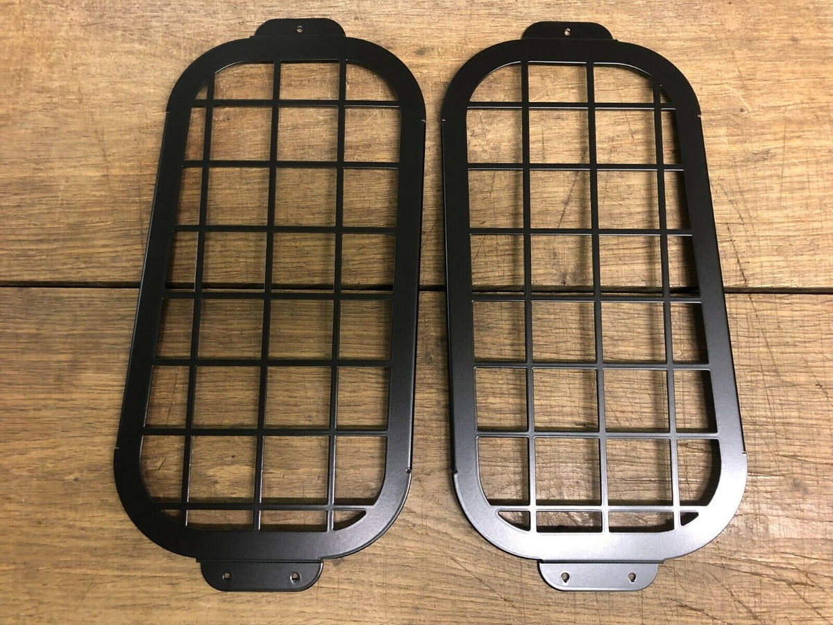 Rear Window Guard Grilles For Post 2002 Land Rover Defender 90 110 x3 ...