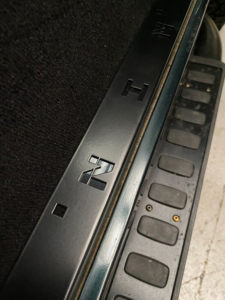 BLACK FRONT & REAR carpet retainer trims To Fit Land Rover Defender 90 ...