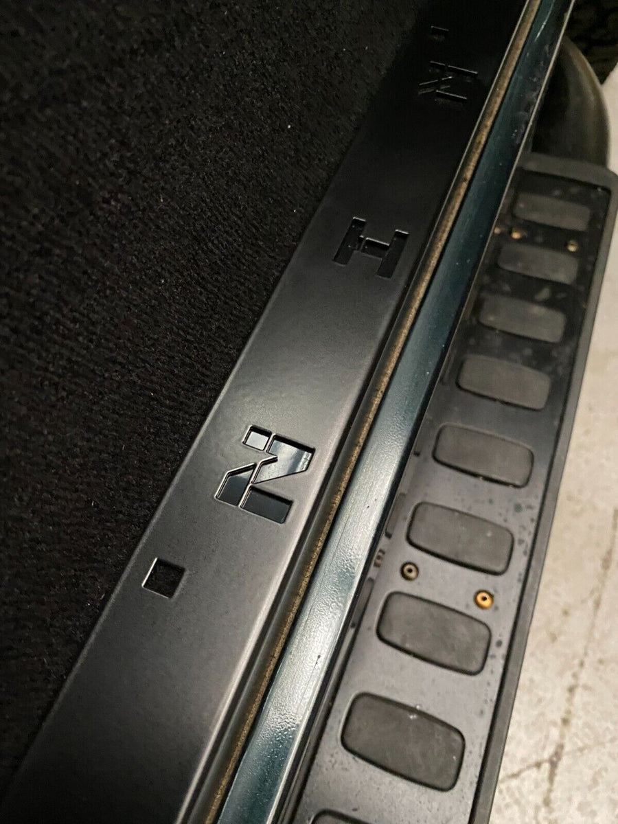 BLACK FRONT & REAR carpet retainer trims To Fit Land Rover Defender 90 ...