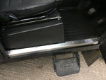 Stainless Front, MIDDLE ROW & Rear carpet retainer trims To Fit Defender 110