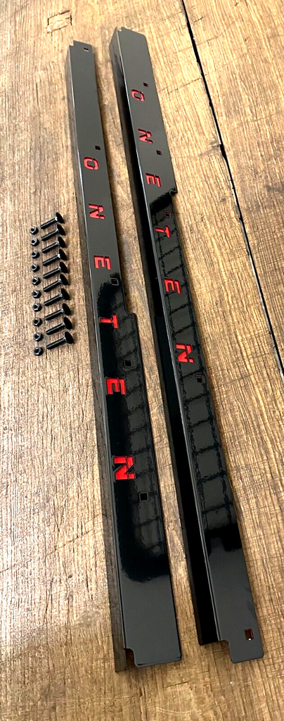 Front Door Carpet Retainer Trims Red Black Fit Land Rover Defender 110 ...