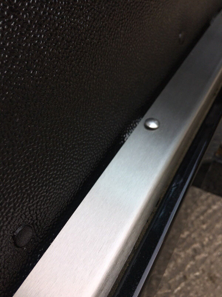 Stainless FRONT door carpet retainer trims To Fit Land Rover Defender ...