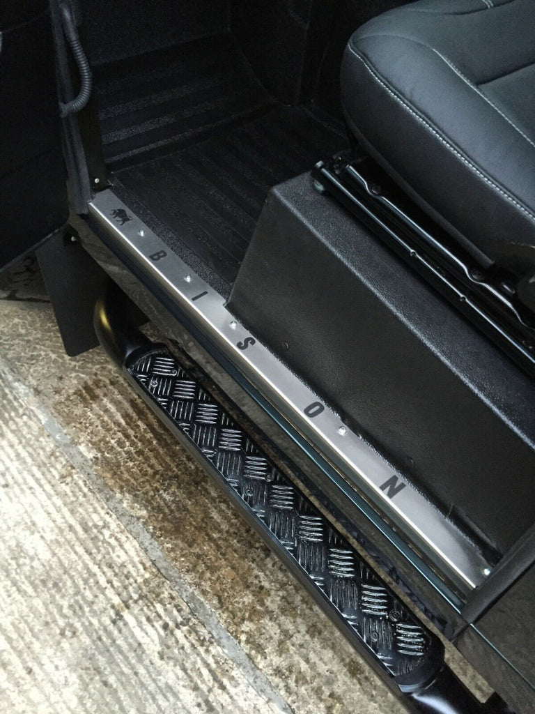 BISON FRONT door carpet retainer trim To Fit Land Rover Defender 90/11 ...