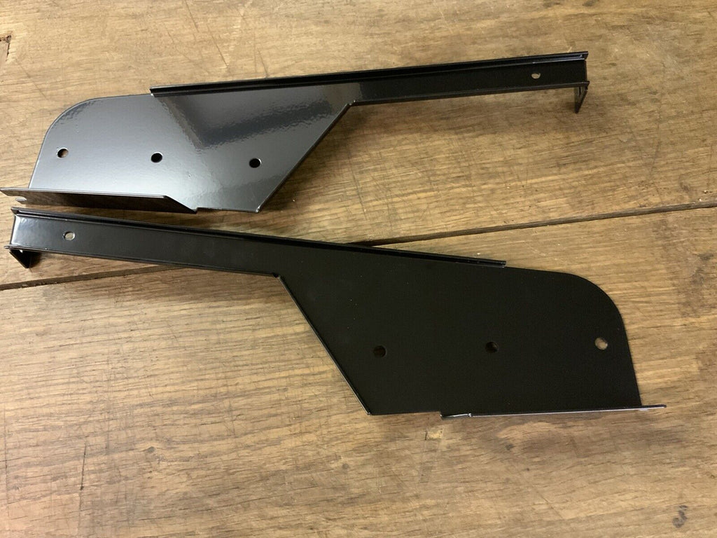 *Stainless Steel* Black Mud Flap Brackets To Fit Land Rover Defender 1 ...