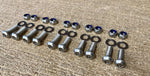 Stainless Crossmember Rear Body Bolt Fixing Kit Fit Land Rover Defender & Series