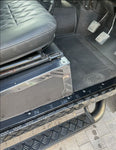 NINETY FRONT door carpet retainer trims Gloss Black Fit Land Rover Defender 90