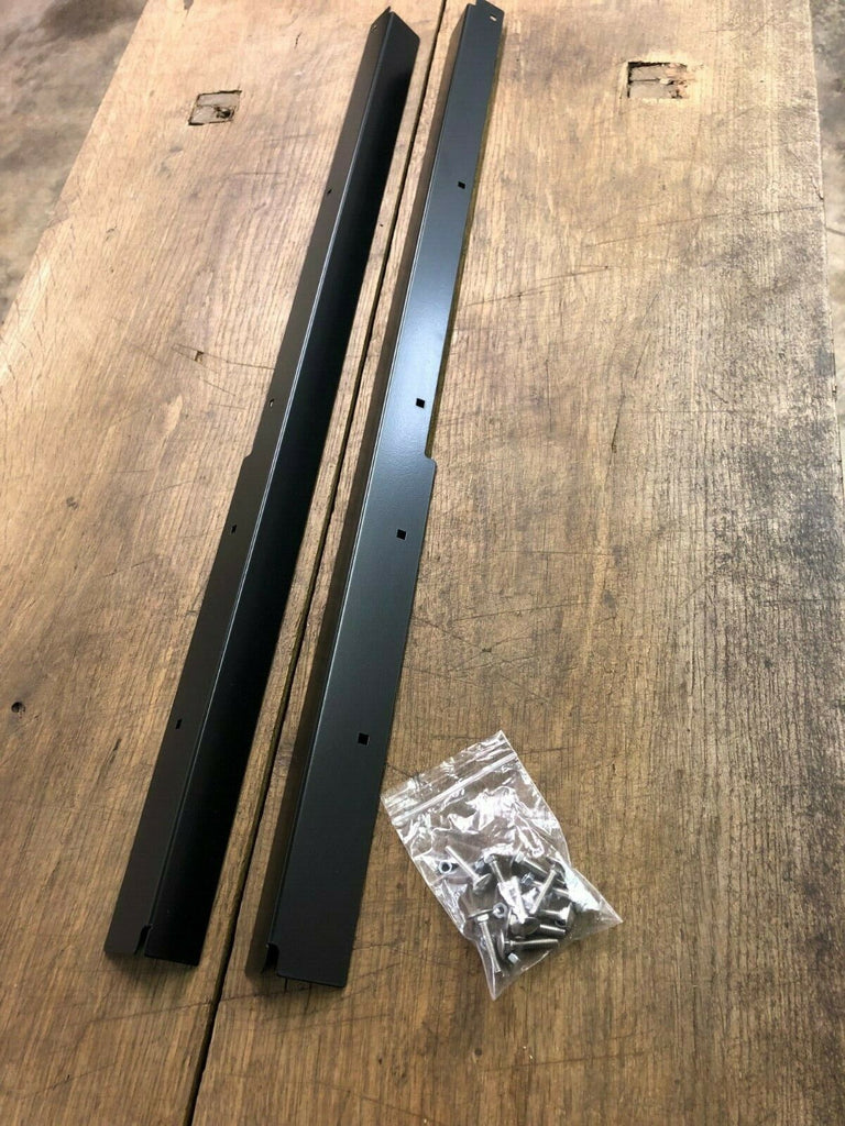 Matt Black FRONT door carpet retainer trims Fit Land Rover Defender 90 ...