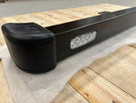 Stainless Steel DRL LED Matt Black Front Bumper INC Caps Fit Land Rover Defender