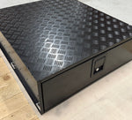Black Drawer Pull Out Safe Fit Land Rover Defender 90 110 Utility Rear Load Area